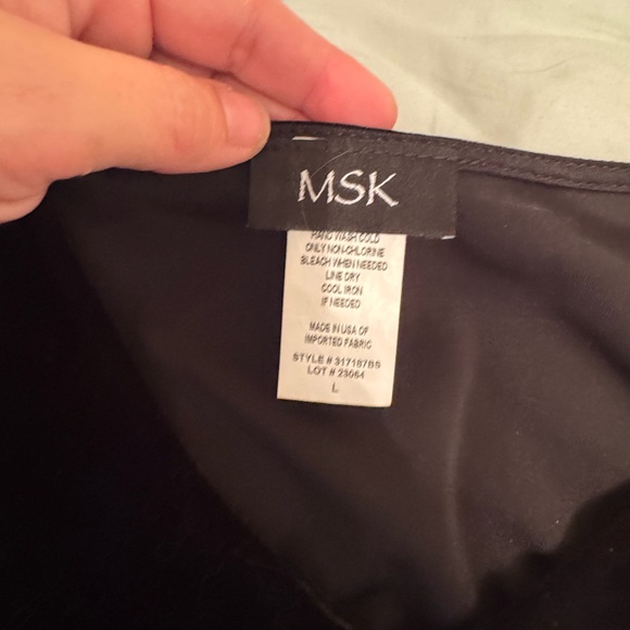 Black velvet top - Picture 2 of 3